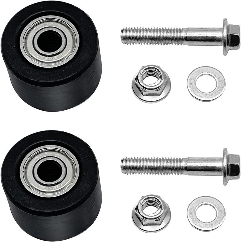 HOLATO 8mm 0.31" Chain Roller Guide Pulley Tensioner Wheel Guide for Yamahaa YFZ350 Banshee Raptor YFM350R 110cc 125cc 140cc 150cc Dirt Pit Bike Trail Bike ATV Quad Motorcycle Parts Heavy Duty 2Pcs - Image 5